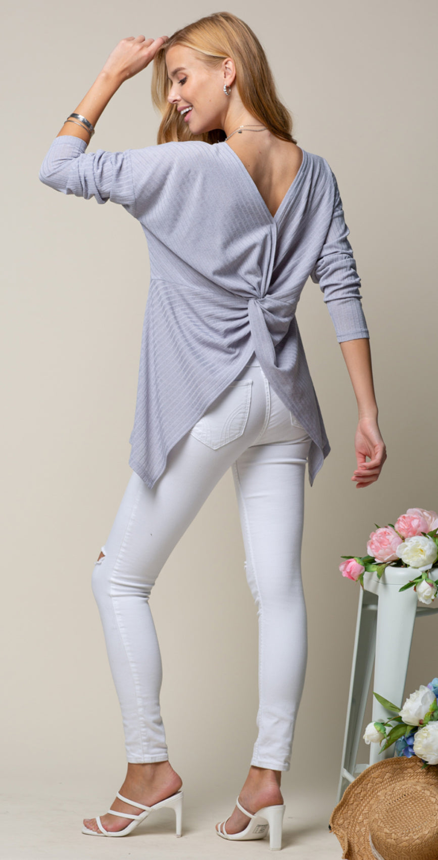 Cozy Knot Long Sleeve Top