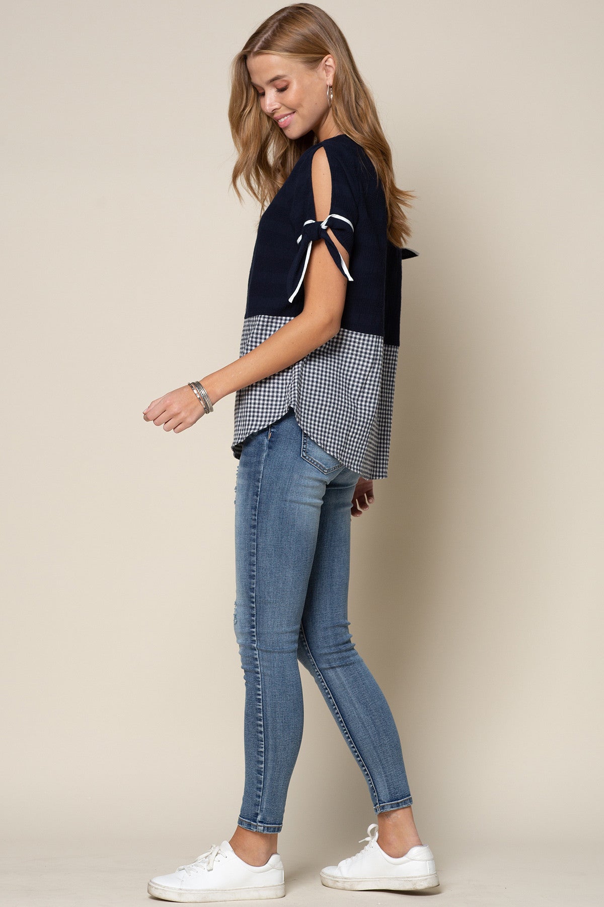 Cozy Tie Sleeve Top