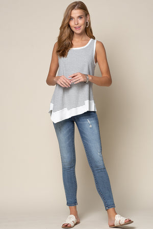 Cozy Asymmetrical Edge Tank