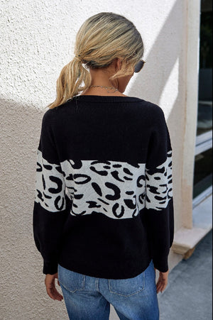 Cozy Leopard Sweater