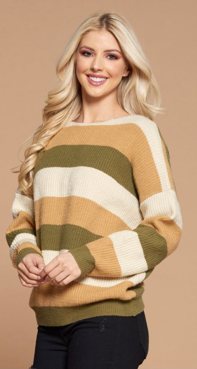 Cozy Twist Back - Knit Sweater