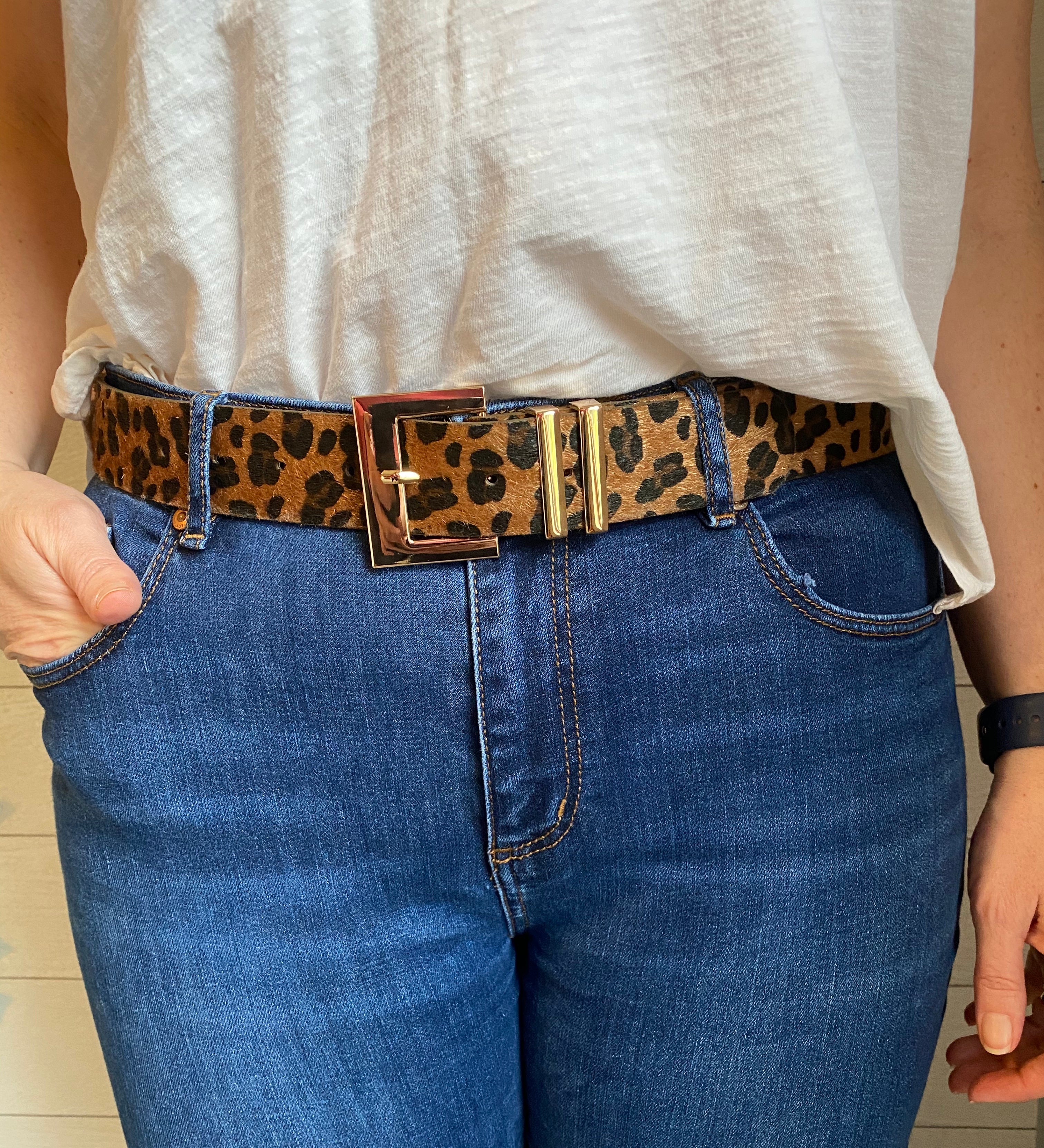 Cozy Leopard  Belt