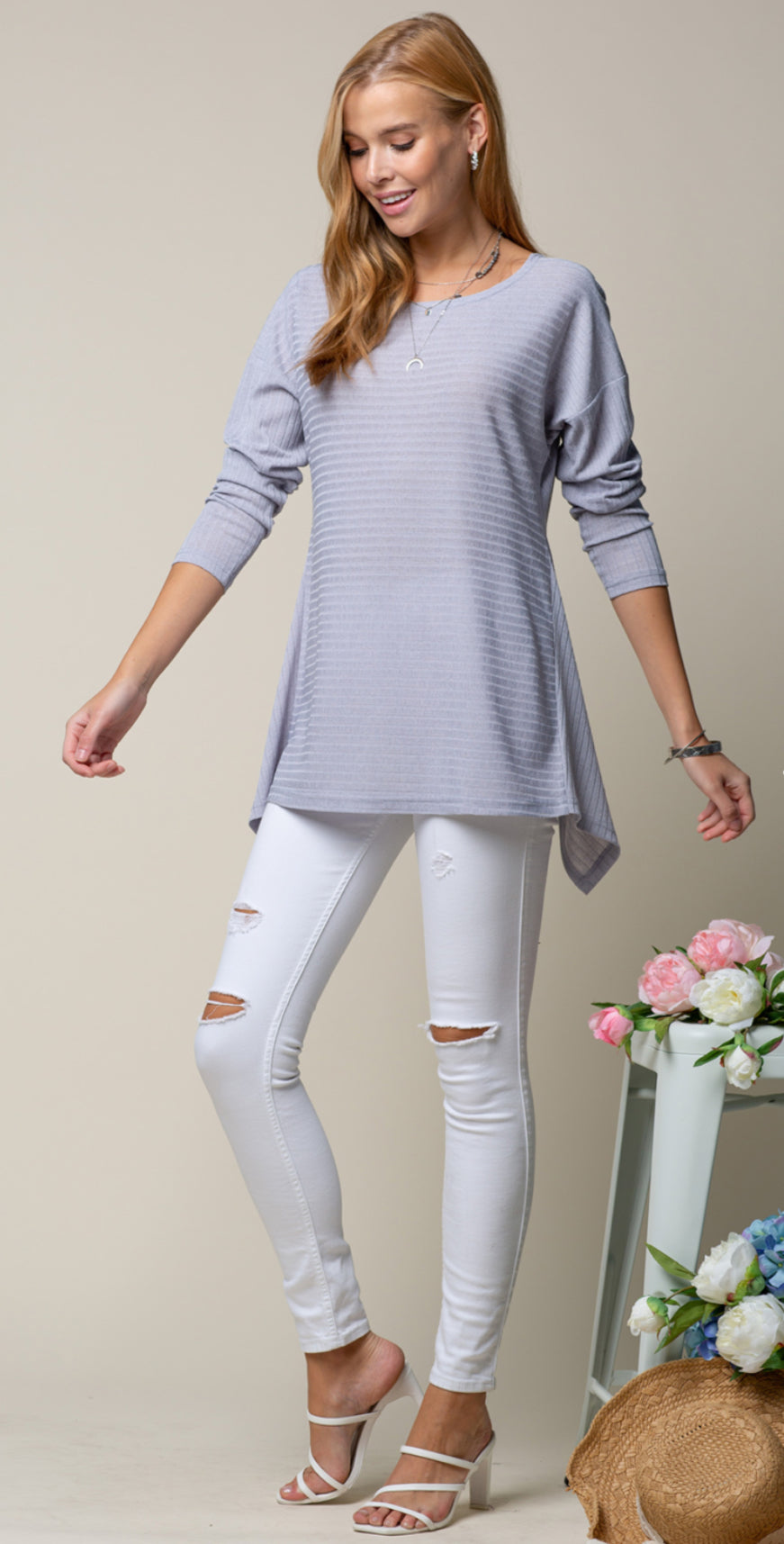 Cozy Knot Long Sleeve Top