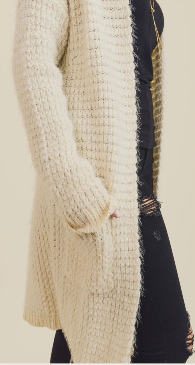 Cozy Creme Cardigan