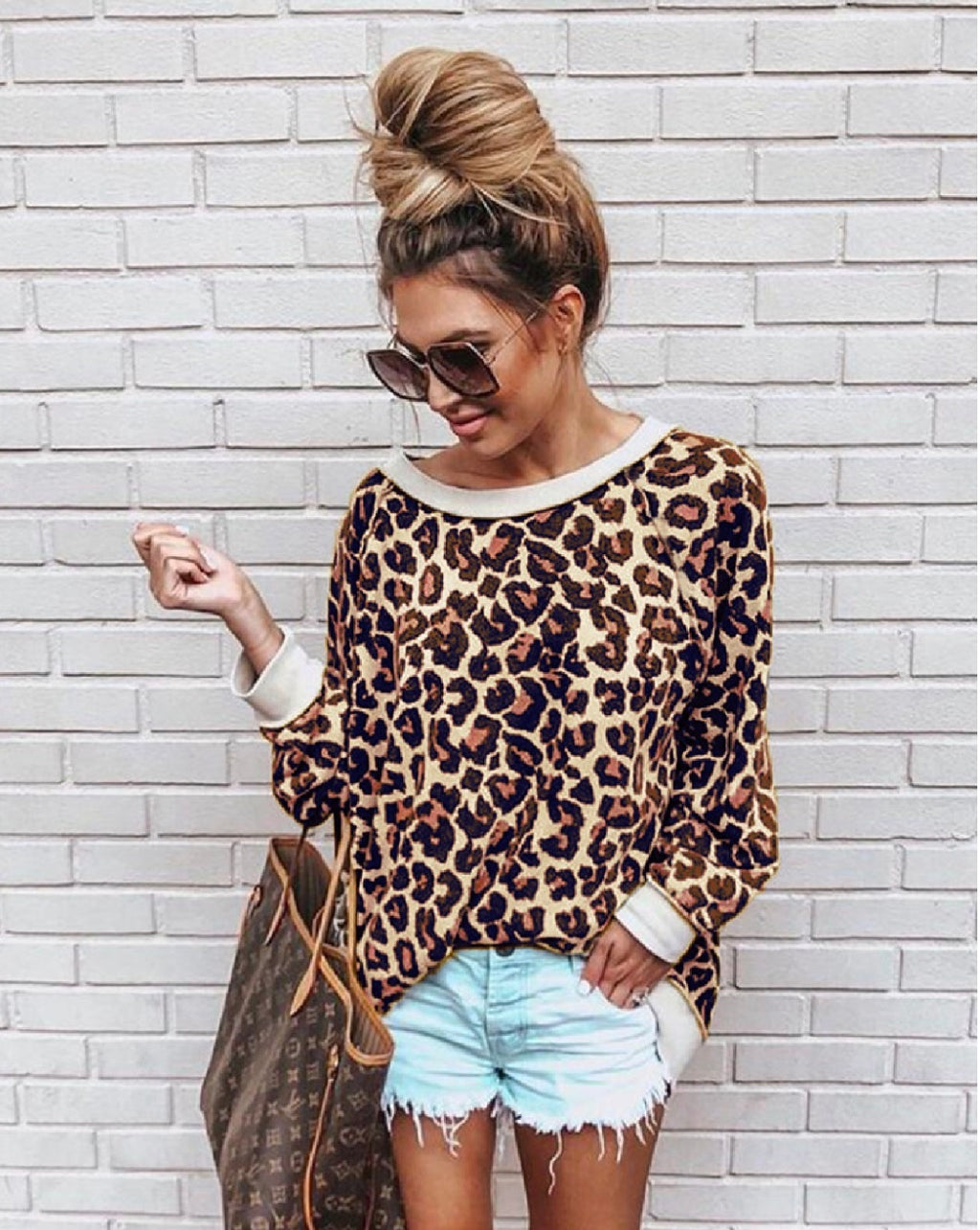 Cozy Leopard Pullover