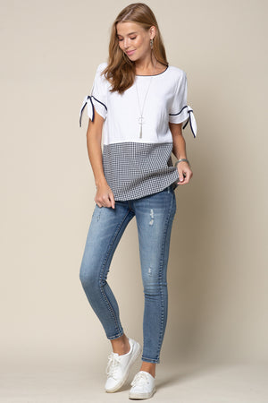 Cozy Tie Sleeve Top