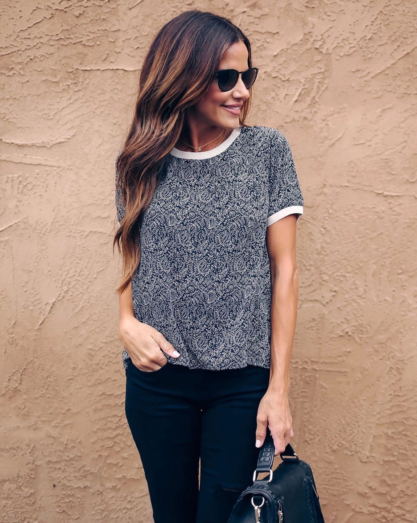 Cozy Paisley Tee