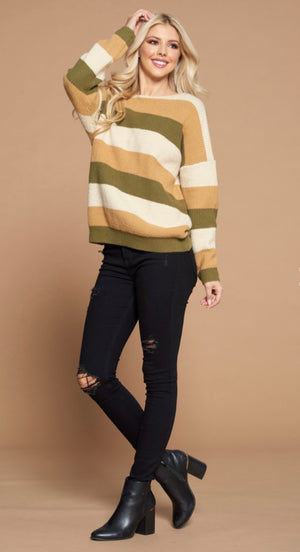 Cozy Twist Back - Knit Sweater