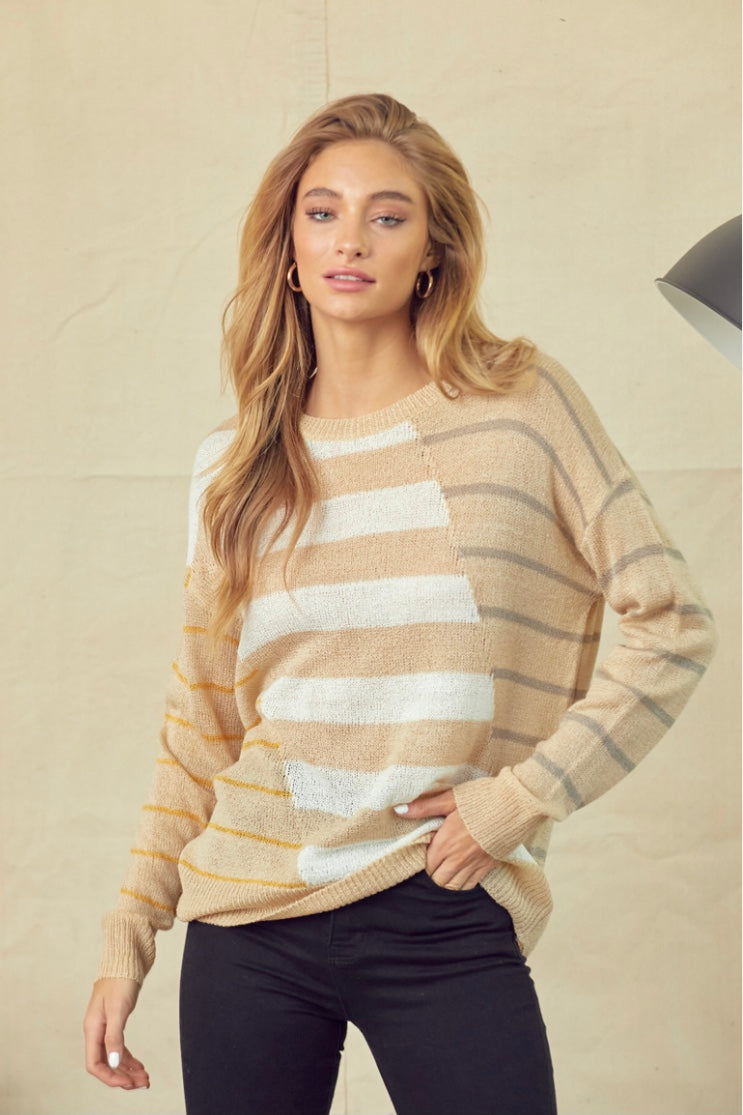 Cozy Multi Striped Sweater