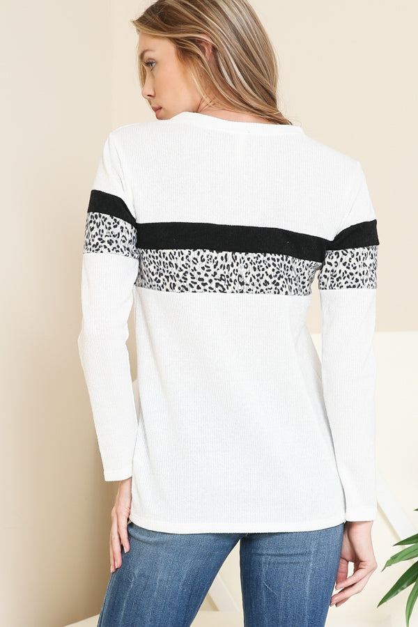 Cozy Spots Long Sleeve Sweater