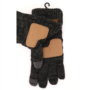 Cozy Multi Color SmartTips Lined Knit Gloves