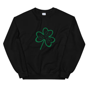 Cozy Shamrock Hearts Sweatshirt