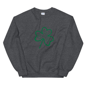 Cozy Shamrock Hearts Sweatshirt